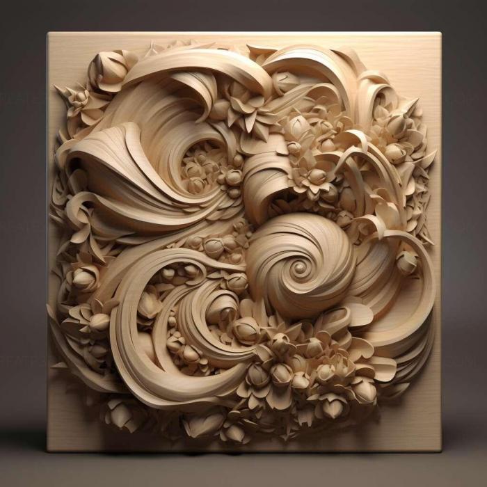 نموذج ثلاثي الأبعاد لآلة CNC 3D Art 